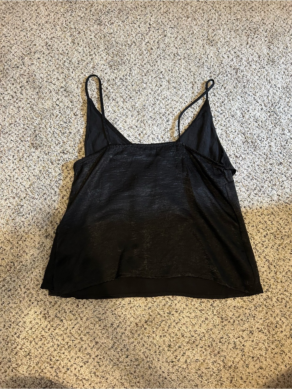 Abound Black Ruffle Slip Cami - Picture 3 of 3